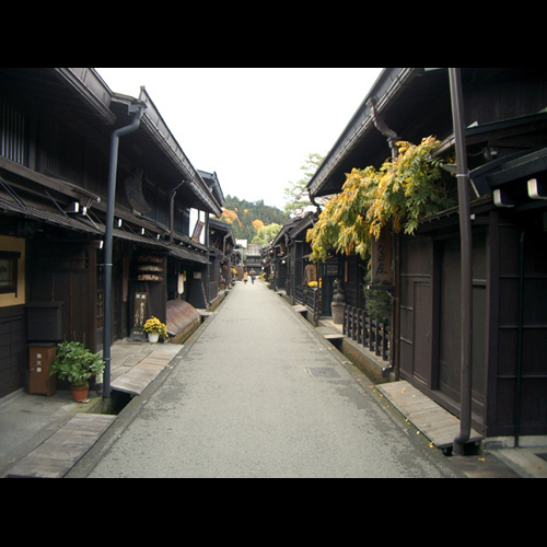 Autumn old streets