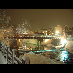 冬の中橋（夜景）