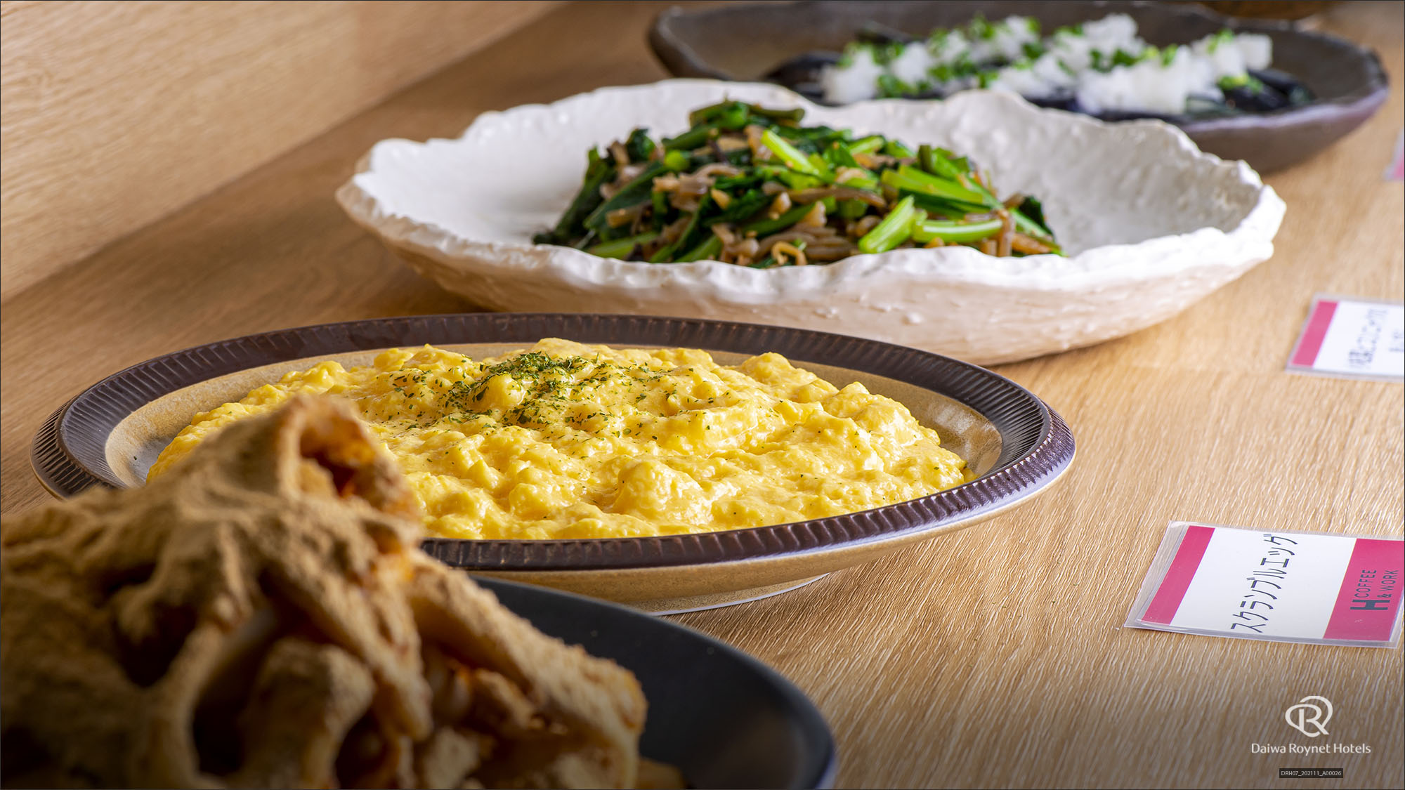 朝食ビュッフェ