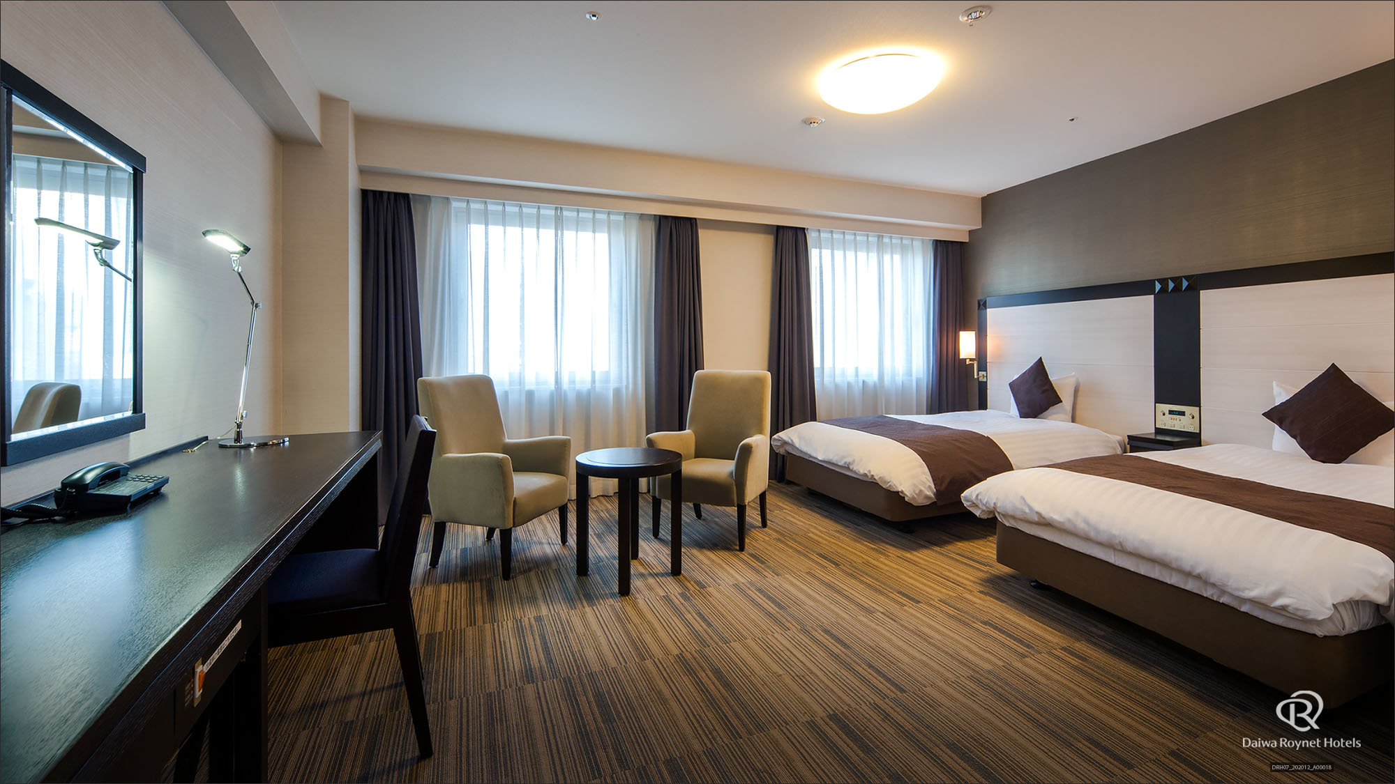 【スタンダートツインルーム】　～18.2平米～