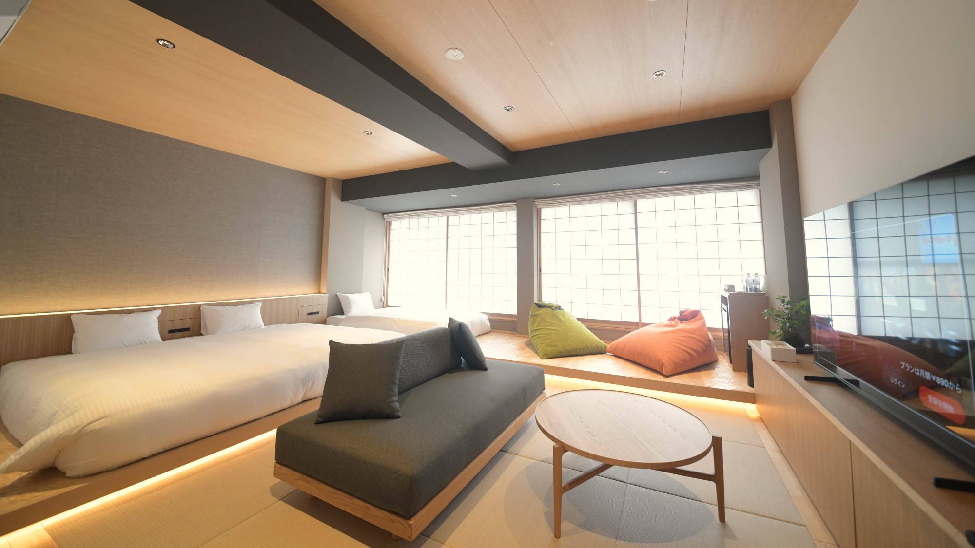 シャワーブース付トリプル一例