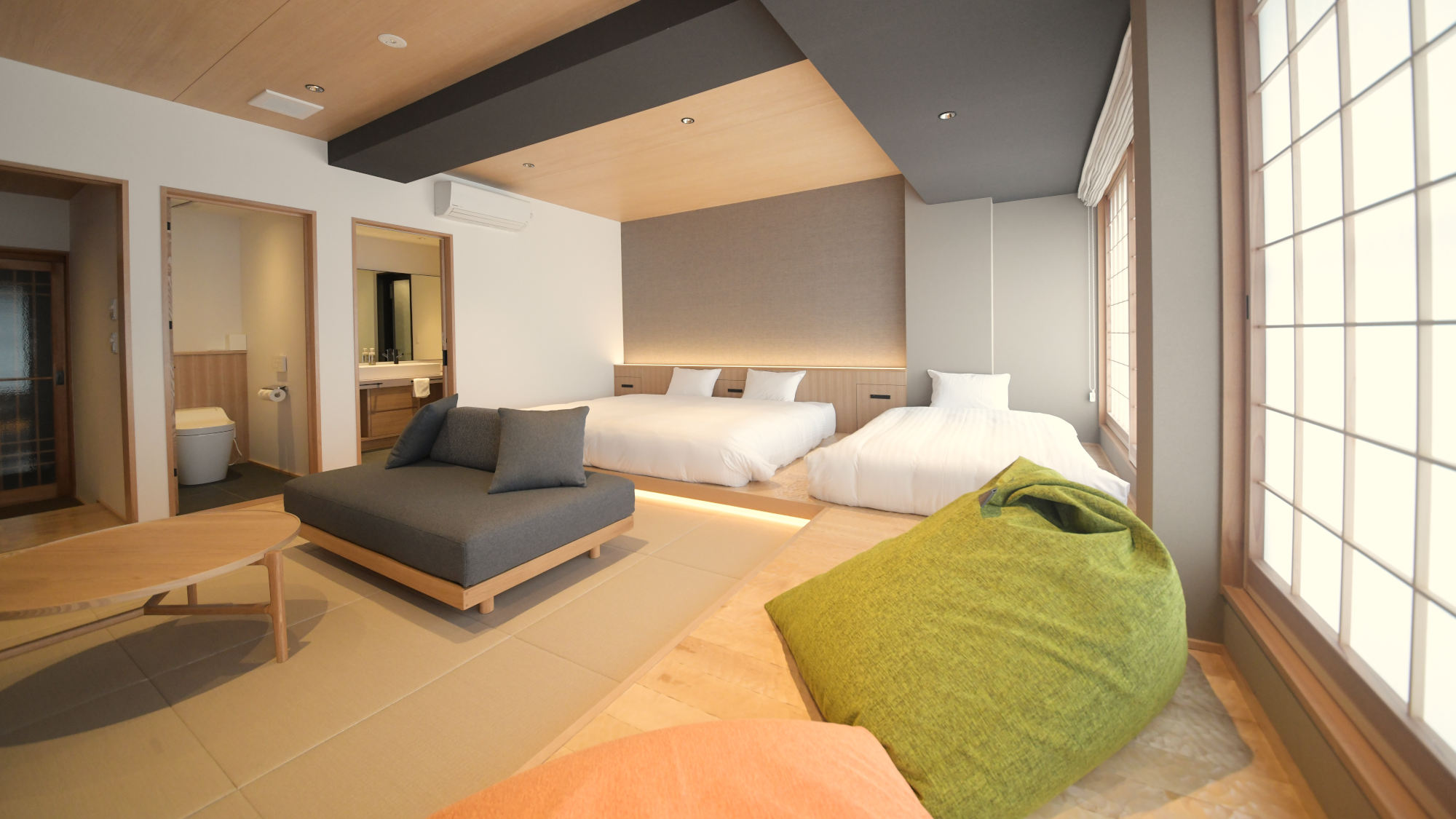 シャワーブース付トリプル一例