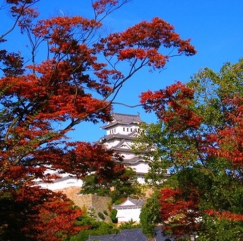 秋の姫路城