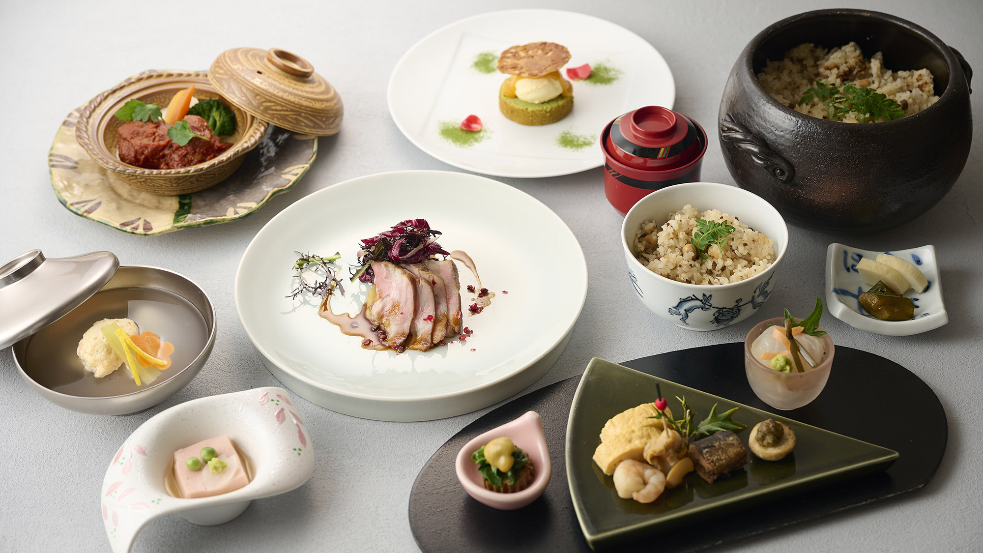 ・【Dinner（一例）】豊かな山、大地、海が育む四季折々の地域の恵みを堪能するコース料理