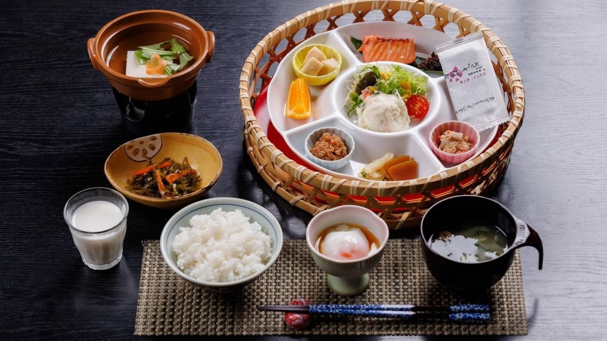 ■朝食付き■元気が出る朝ごはんを召しあがれ（W-iFI)