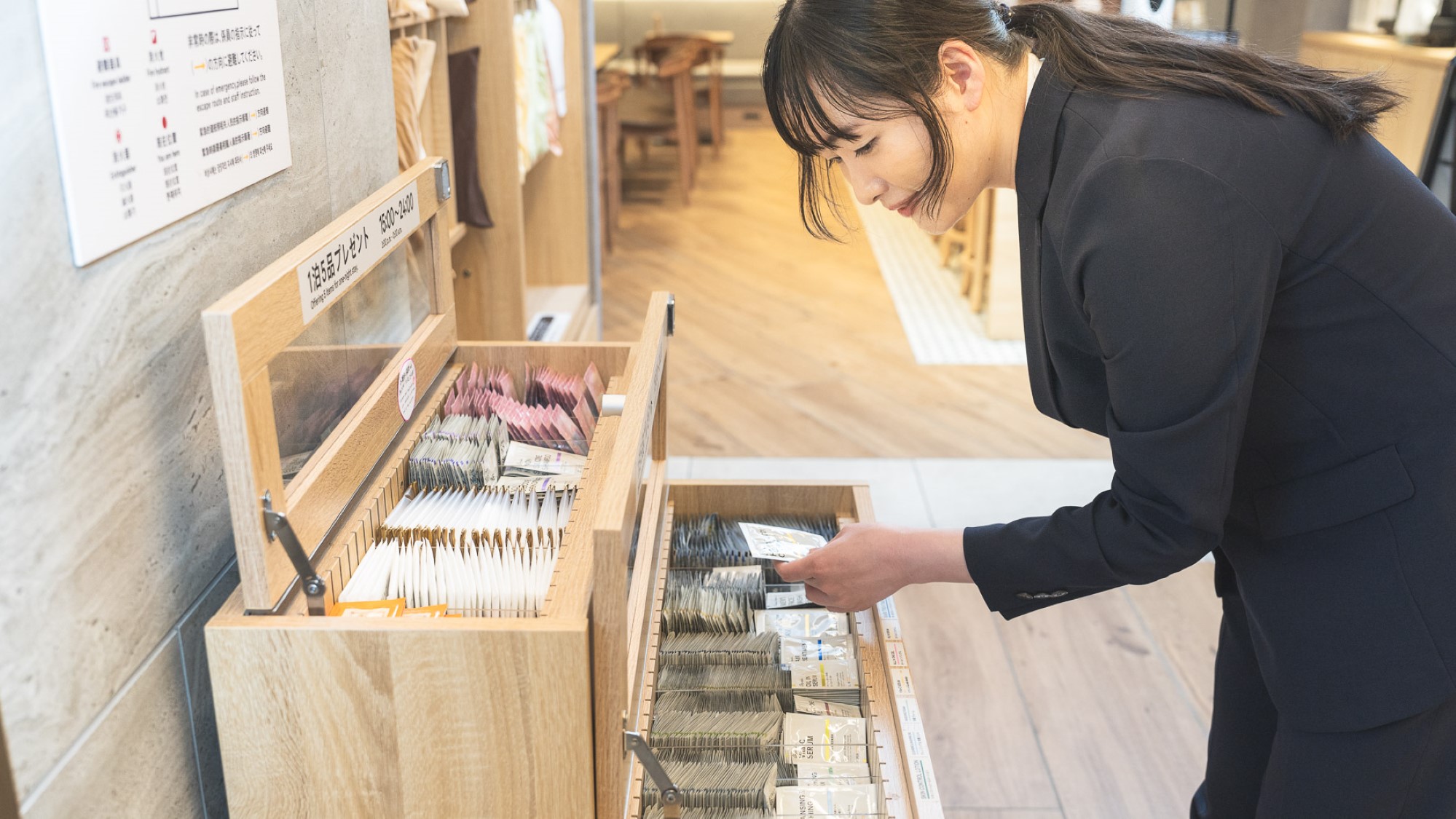 女性スタッフが考案のOrganicアメニティ