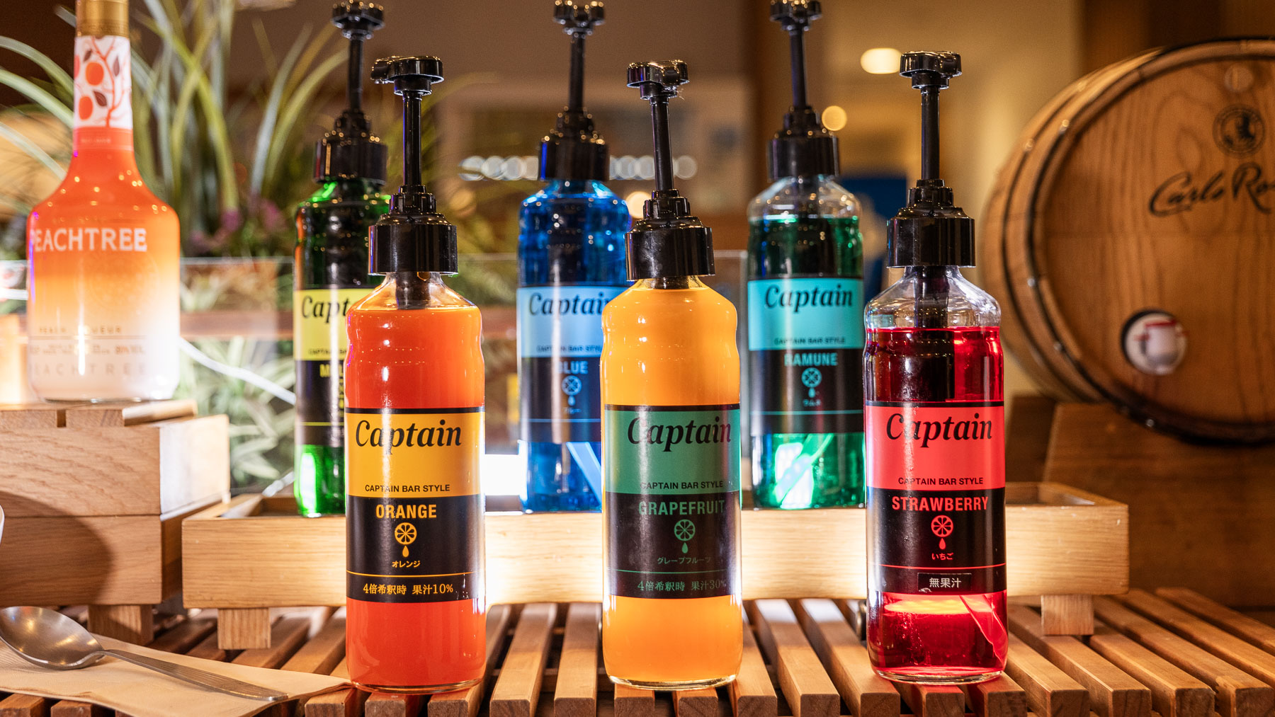 ノンアルコールシロップでお子様も楽しめます