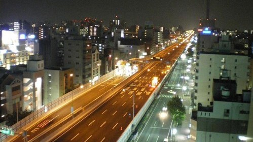 夜の名古屋高速