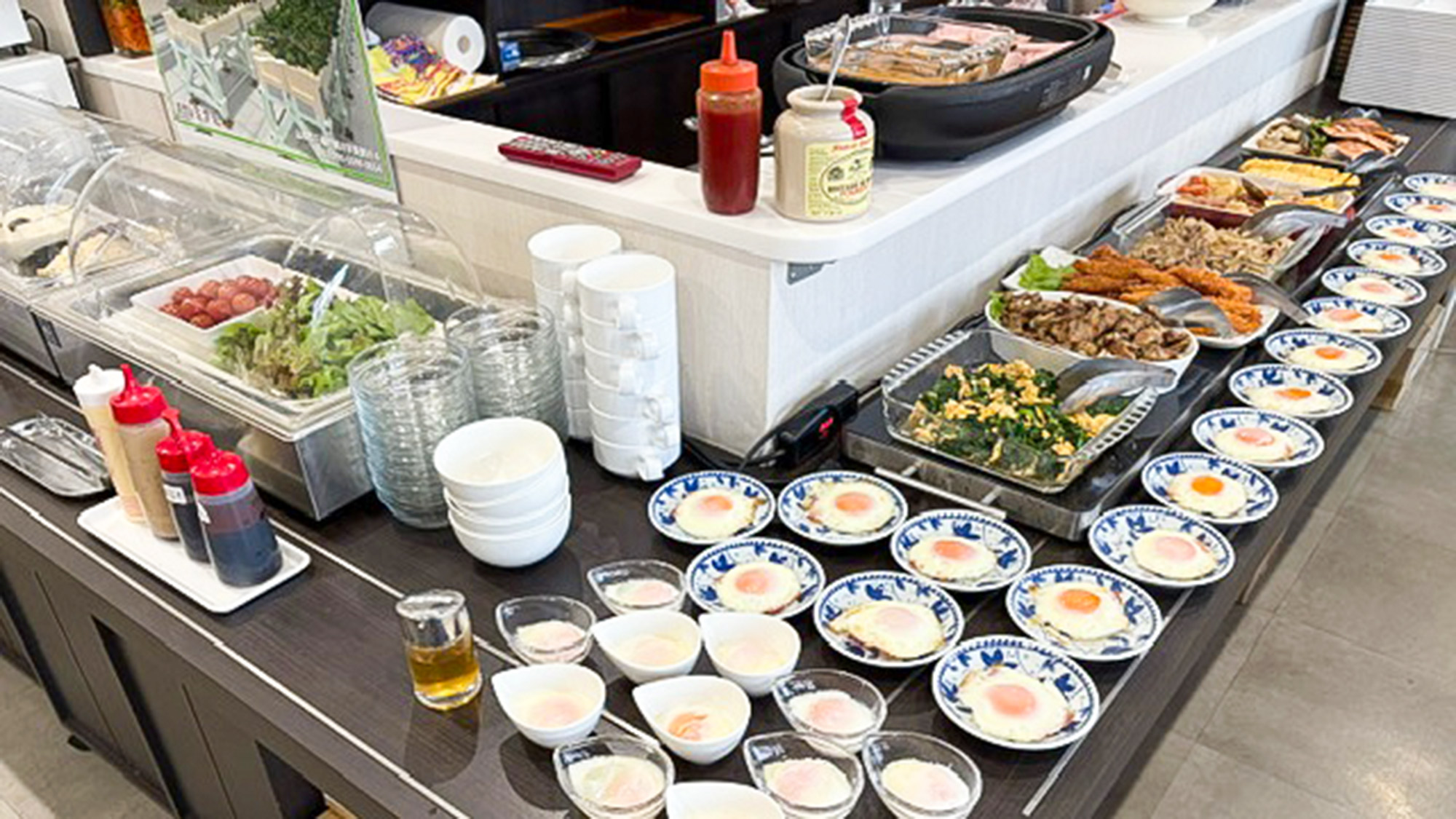 ・【朝食バイキング一例】和食・洋食は定番に合わせてお選びください