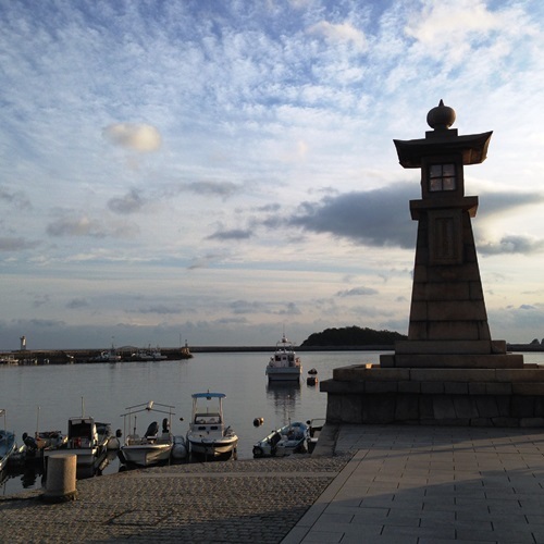 Tomonoura's landmark "Nightlight"