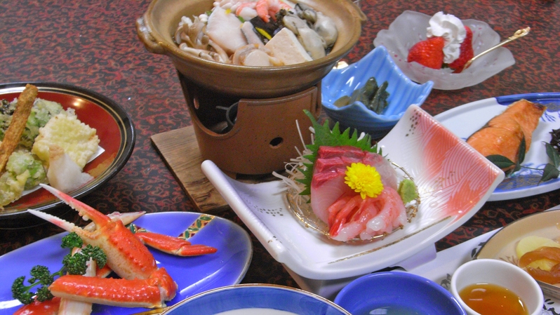 ■スタンダード・三の峰■里山の恵み＆市場で入れる日本海の鮮魚！ラジウム源泉100％（2食付・部屋食）