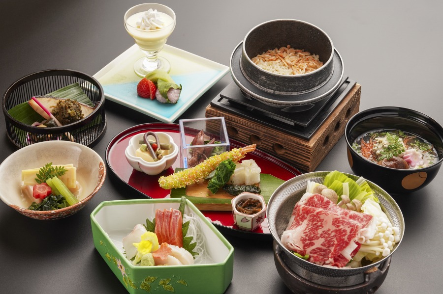 2025年春　料亭個室・四季折々の美食を　旬の食材で季節を味わう本格会席(画像はイメージです)