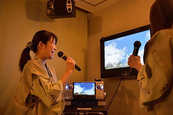 【3名以上おすすめ！忘新年会に！】カラオケ、瓶ビールが付いた小宴会プラン／季節の和食膳 1泊2食