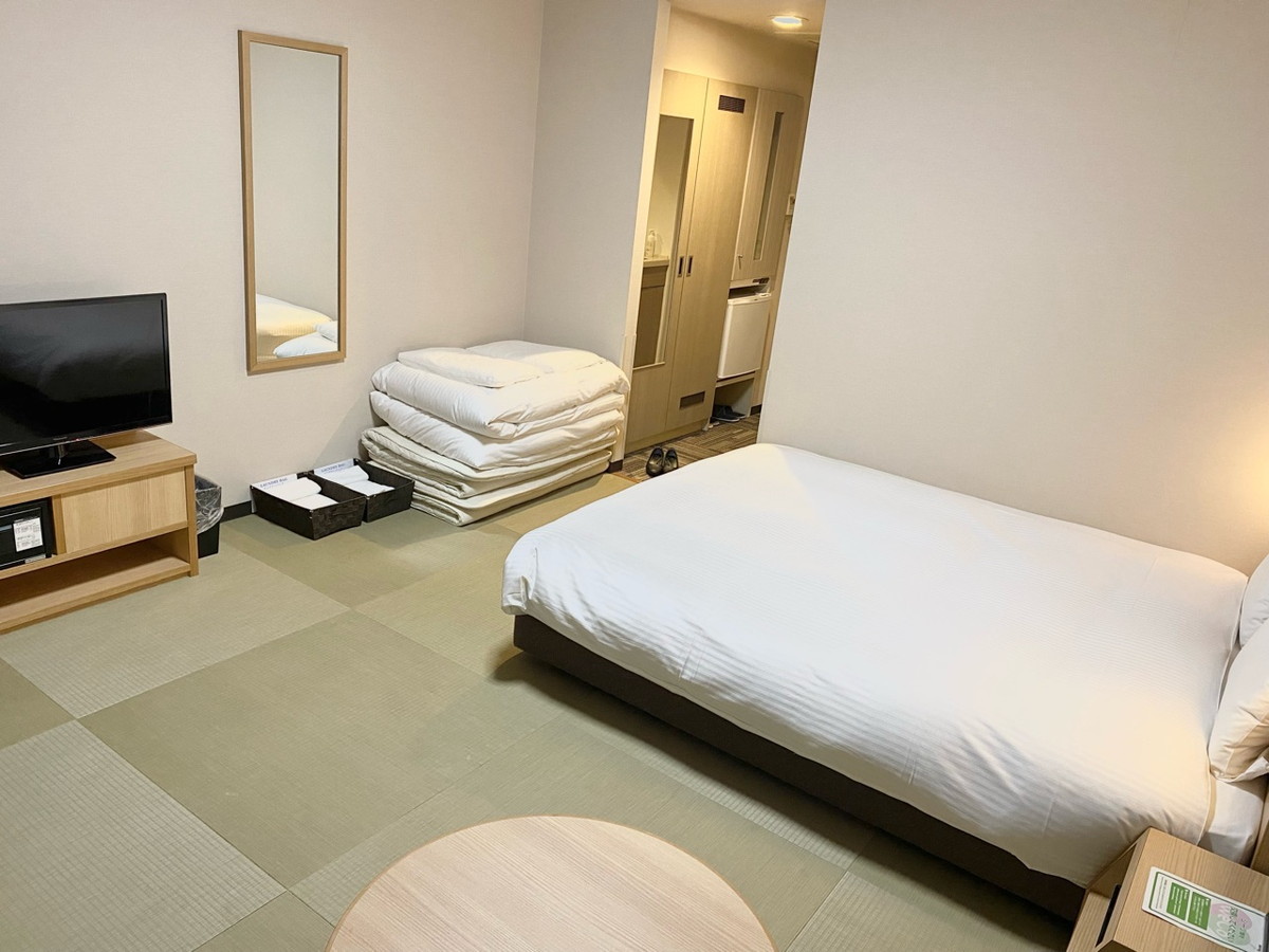 和風クィーン【禁煙】(160×195センチ)約22平米*和布団2組あり