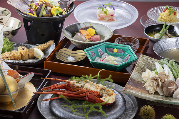 【新設客室開設記念プラン】冬の味覚アップグレード献立　半露天風呂付客室２食付