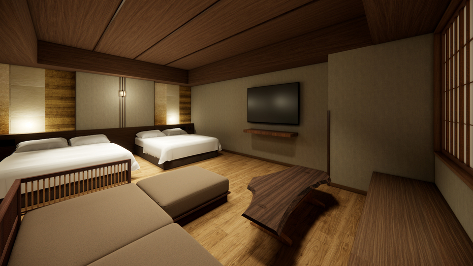 【新設客室開設記念プラン】半露天風呂付客室２食付　専用ラウンジ利用特典付き