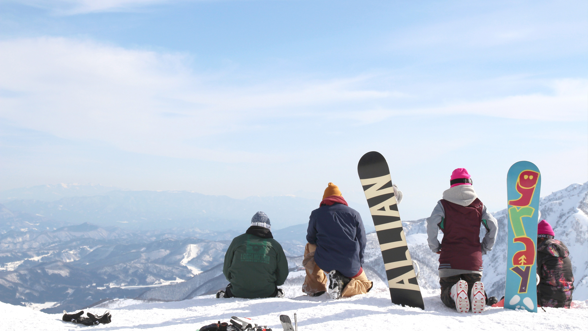 【冬の八方ゲレンデ】