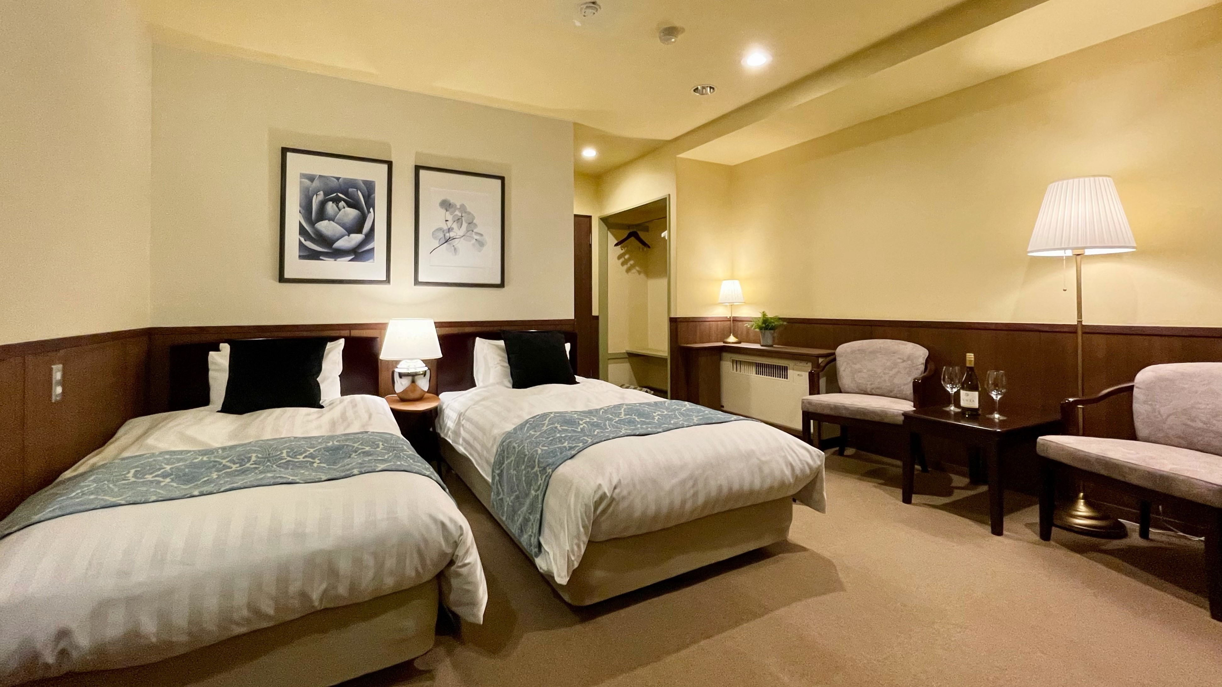 【スタンダードツインCルーム】スタンダードツインCルーム一例