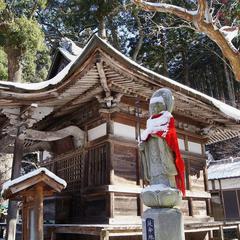 雪をかぶったおじぞうさん■延寿院■徒歩１分