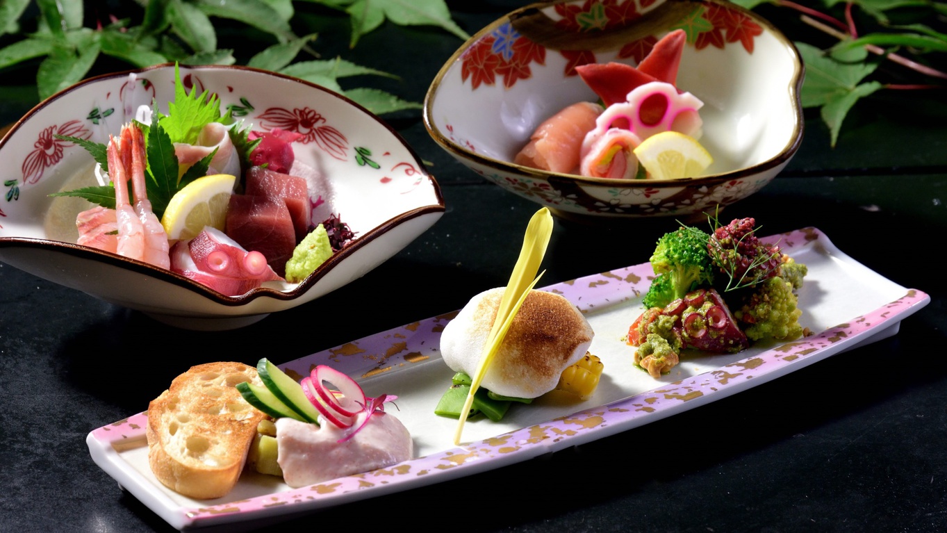 和洋折衷料理コース一例