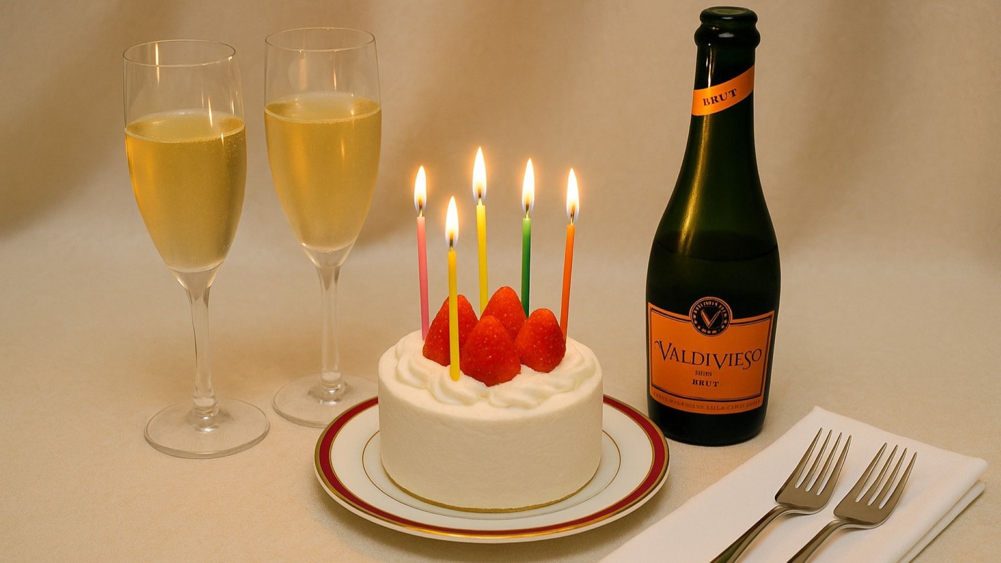 記念日プラン　ホールケーキ