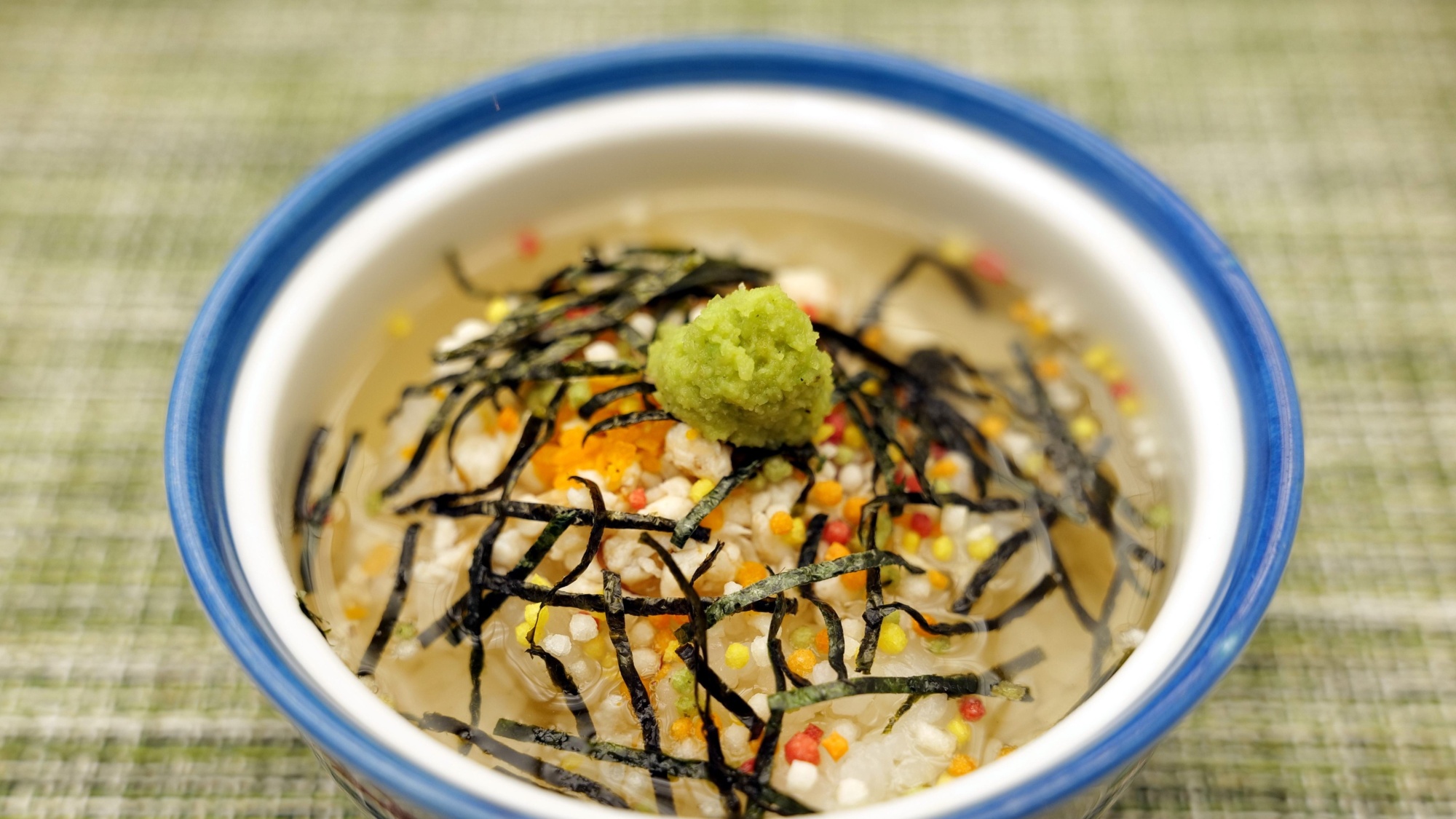 焼真鯛そぼろの出し茶漬け香味添え