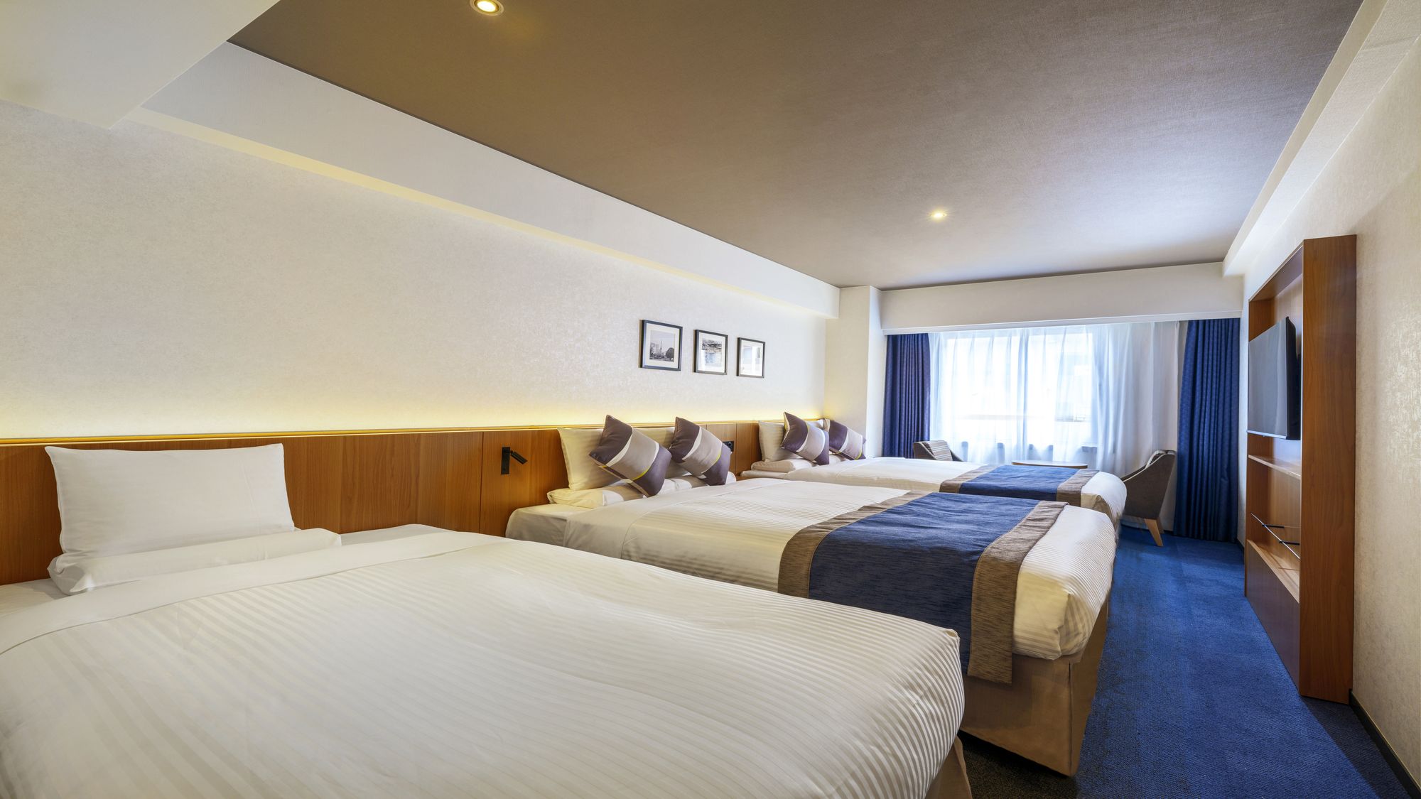 【リニューアル】【禁煙】デラックスツイン（エキストラベッド付） 