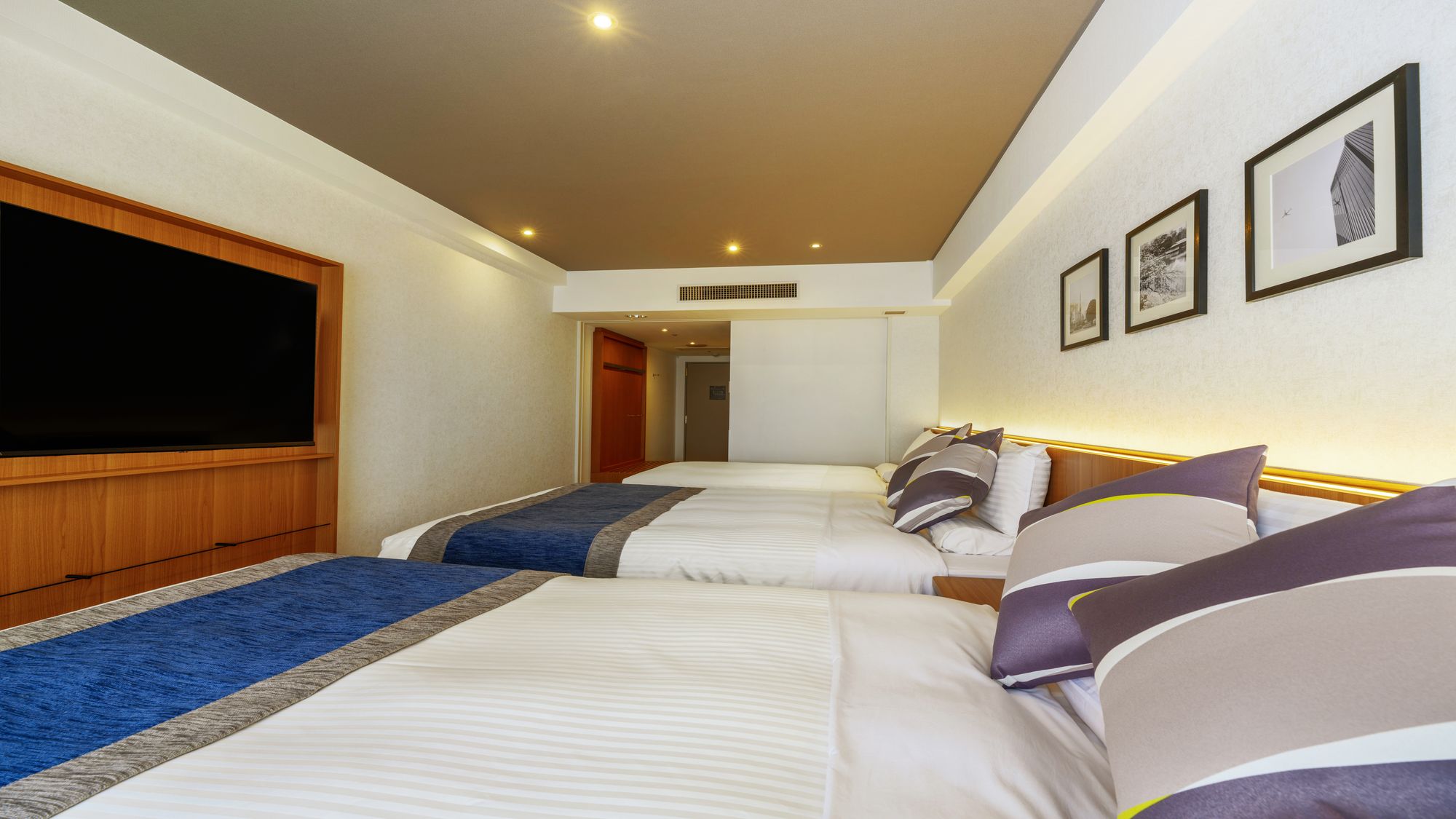 【リニューアル】【禁煙】デラックスツイン（エキストラベッド付） 