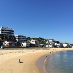 篠島の砂浜500