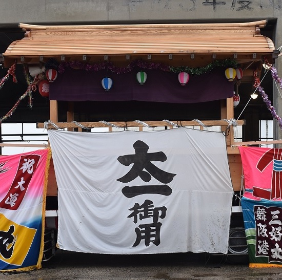 10月12日まつりの屋台