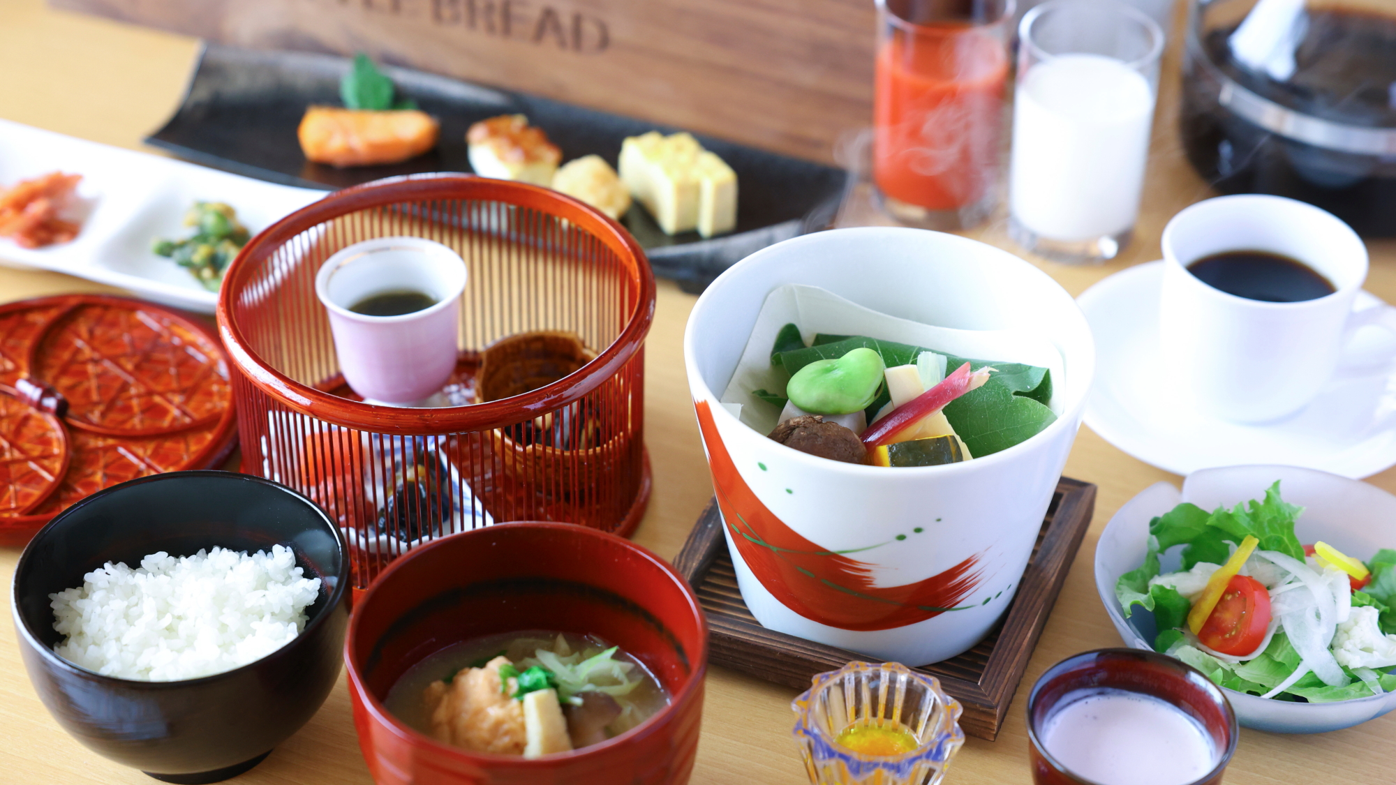 ご朝食一例　体が元気になる玉之湯の朝ごはん