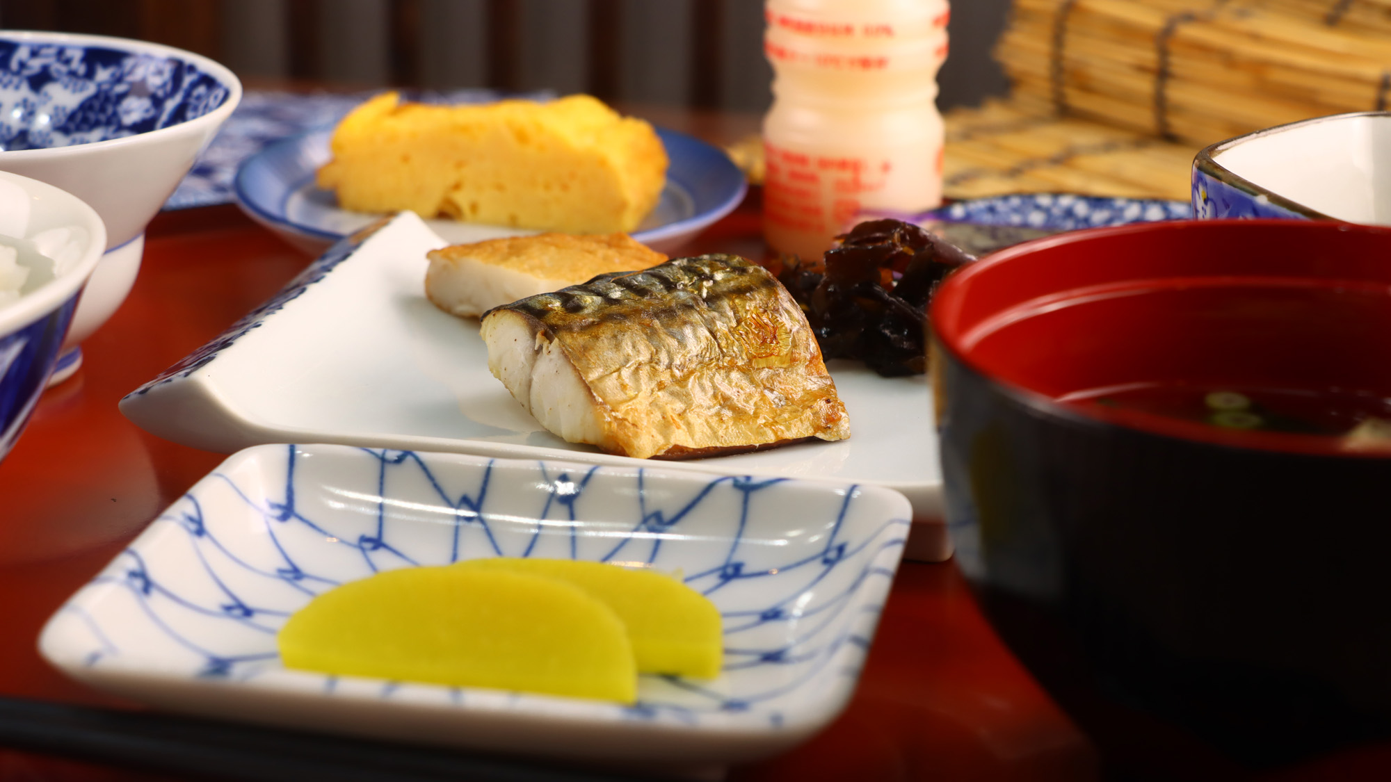 【朝食一例】お食事の内容はご滞在のお客様に合わせたメニューとなっております