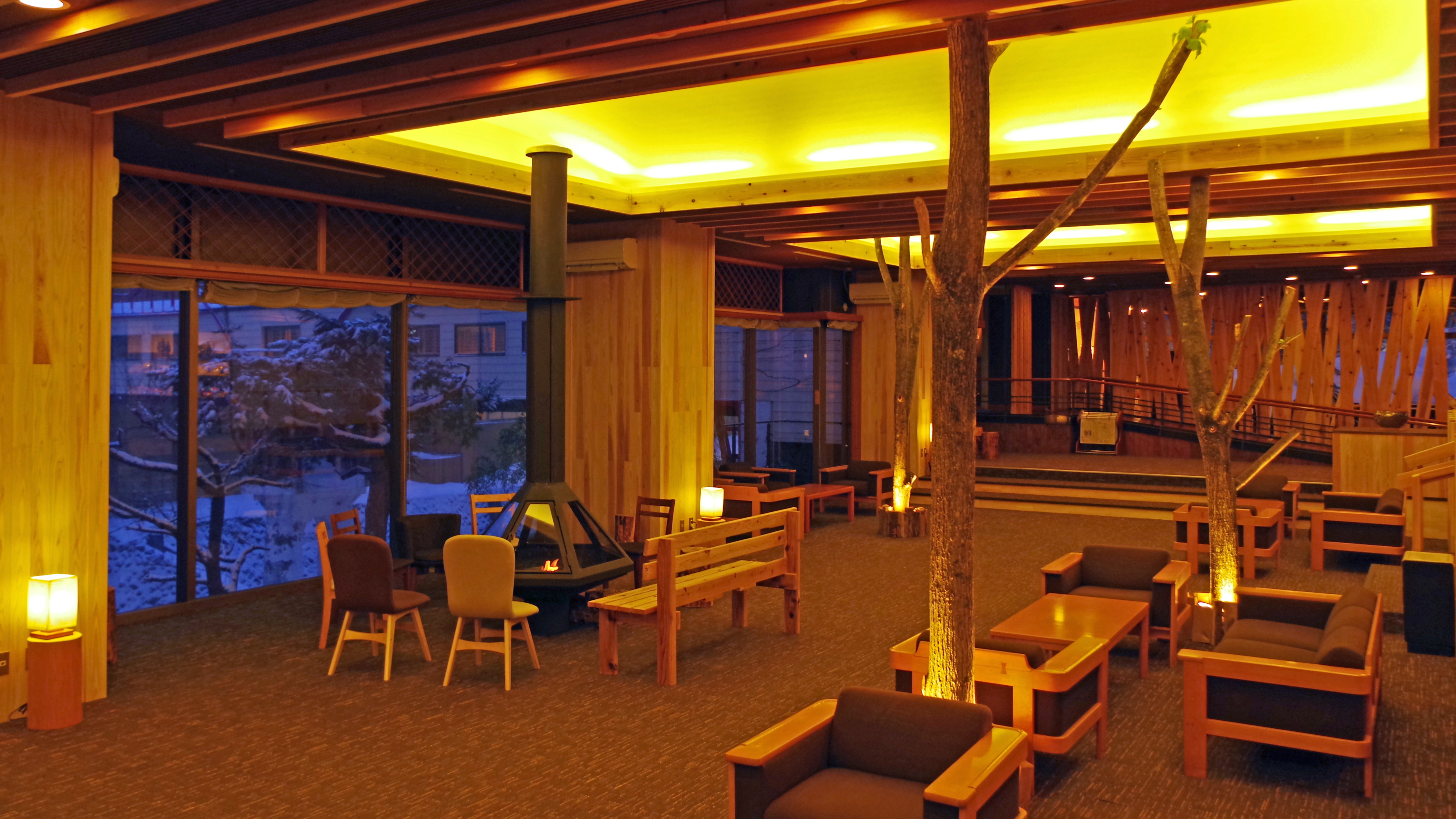 ロビー　冬の頃