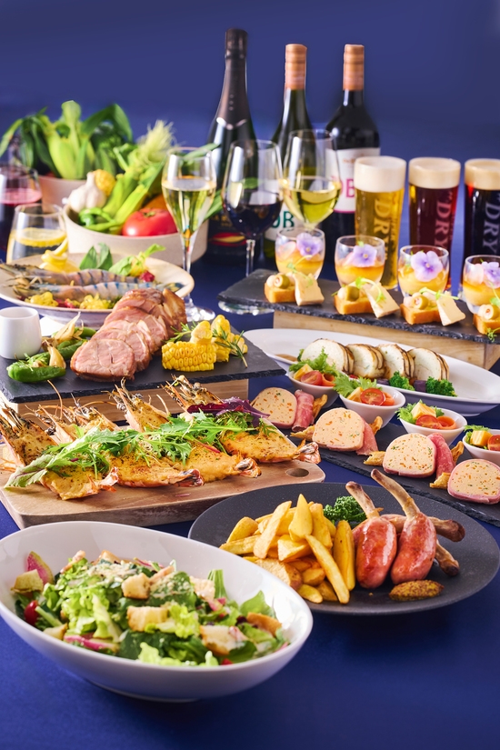 【レストランリヴィエール】フレンチバルプラン 90分フリードリンク付き宿泊プラン【夕・朝食付き】