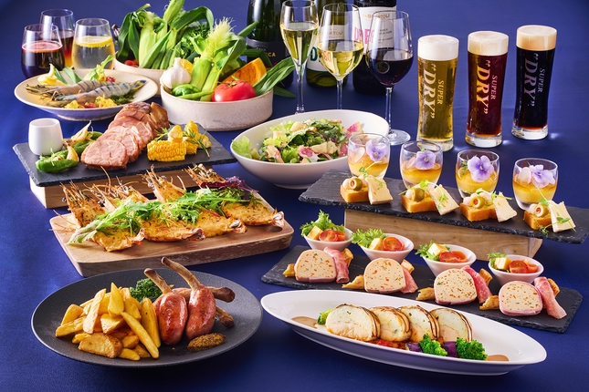 【レストランリヴィエール】フレンチバルプラン 90分フリードリンク付き宿泊プラン【夕・朝食付き】