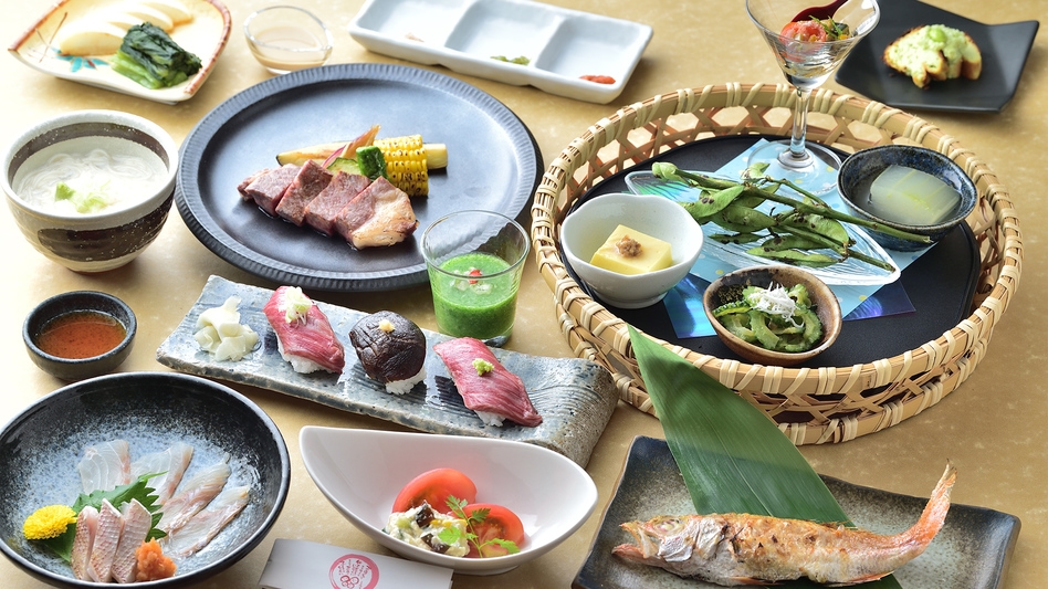 ふるや自慢【のどぐろと越後牛プラン】新潟二大名物！