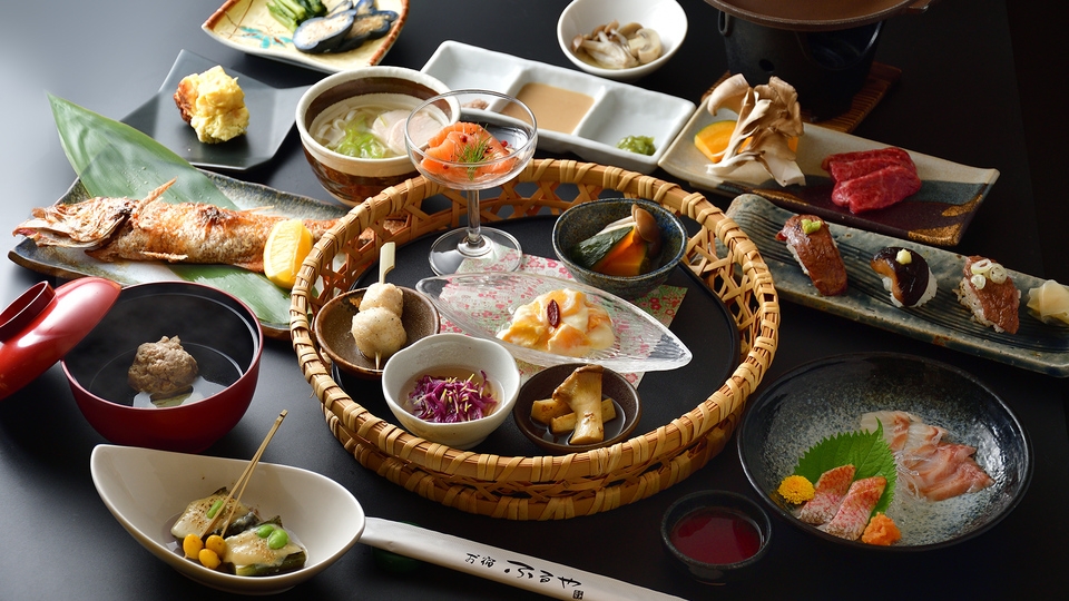 【のどぐろと国産牛プラン】ふるや自慢の贅沢二大味覚を堪能！