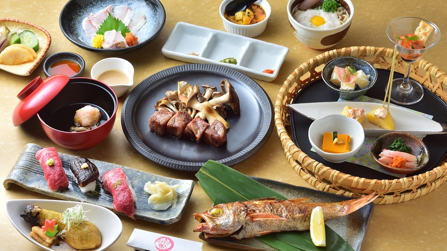 ふるや自慢【のどぐろと越後牛プラン】新潟二大名物！