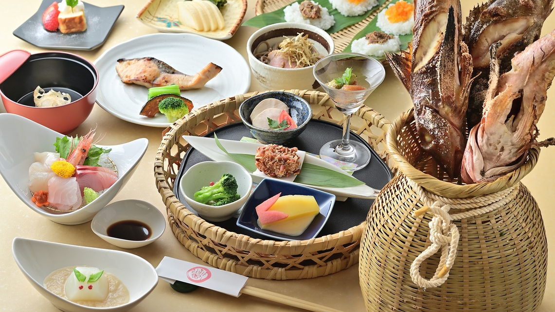 【旬魚焼串プラン】新潟の海の幸を焼串で堪能！旬魚焼串お一人様一本付き！