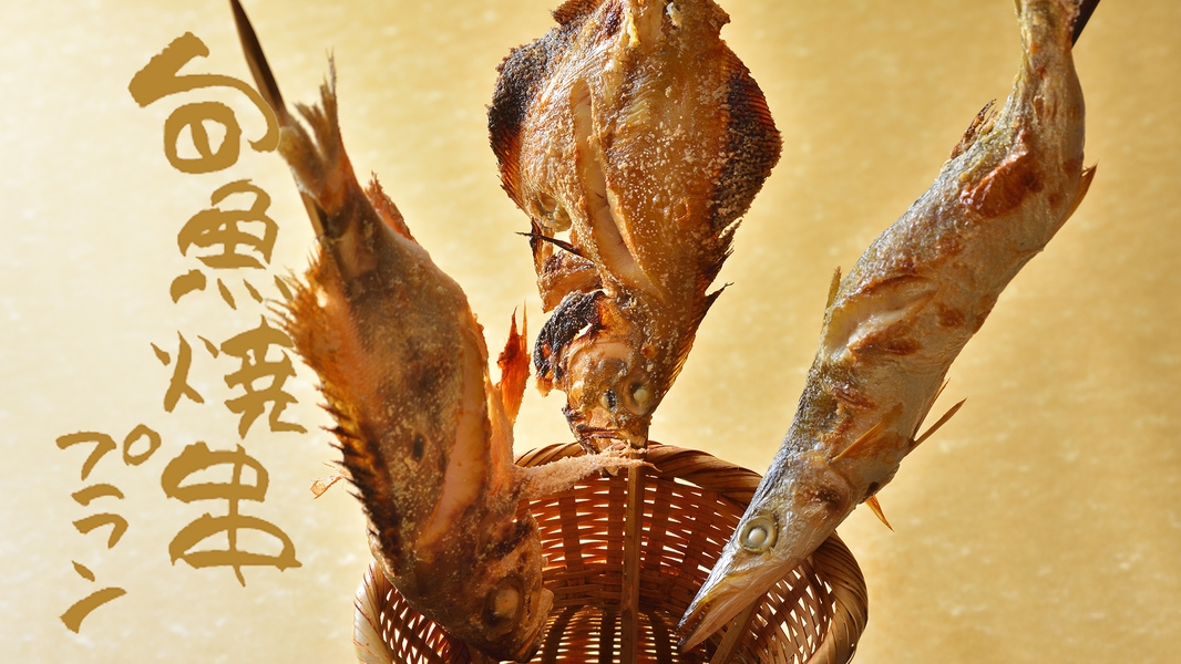 【旬魚焼串プラン】新潟の海の幸を焼串で堪能！旬魚焼串お一人様一本付き！