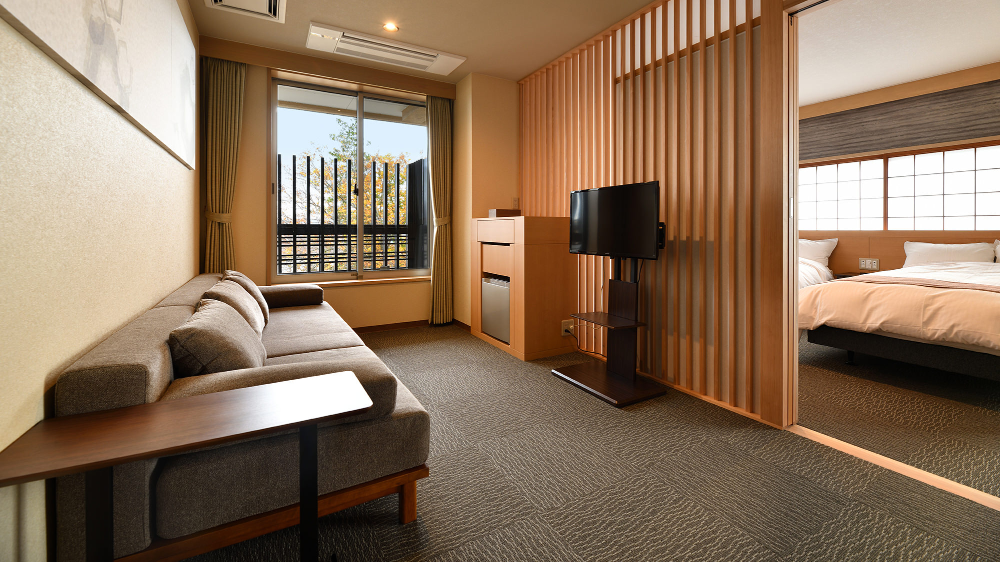 源泉かけ流し【温泉付きスイート和洋客室】華雪