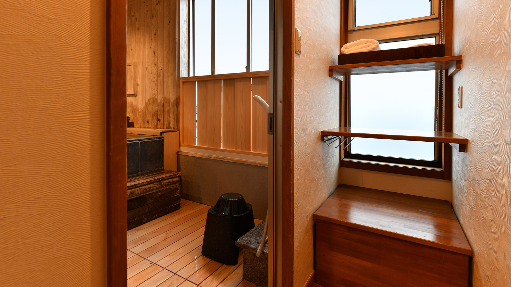 源泉かけ流し【温泉付き和風ツイン】細雪・粉雪