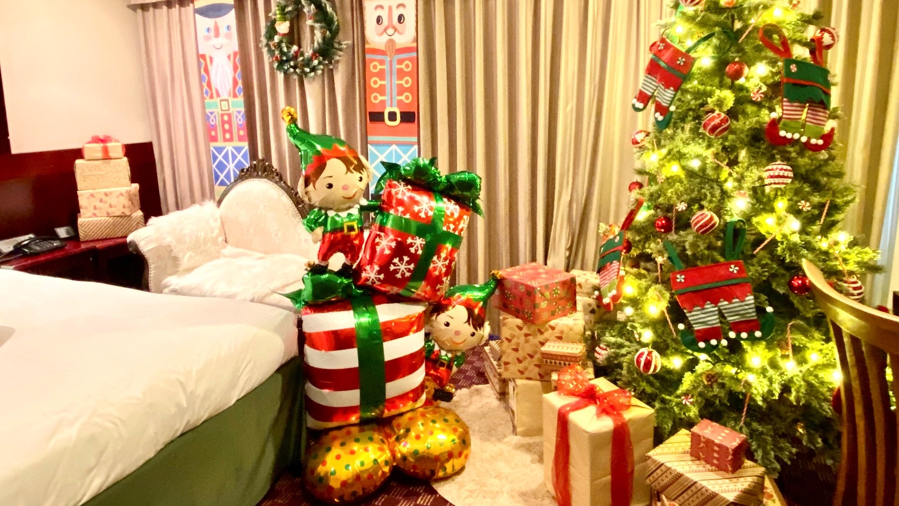 さき楽7クリスマススーペリアルーム★クリスマスのおもちゃ工場で＜バルーンデコレーション付/食事なし＞
