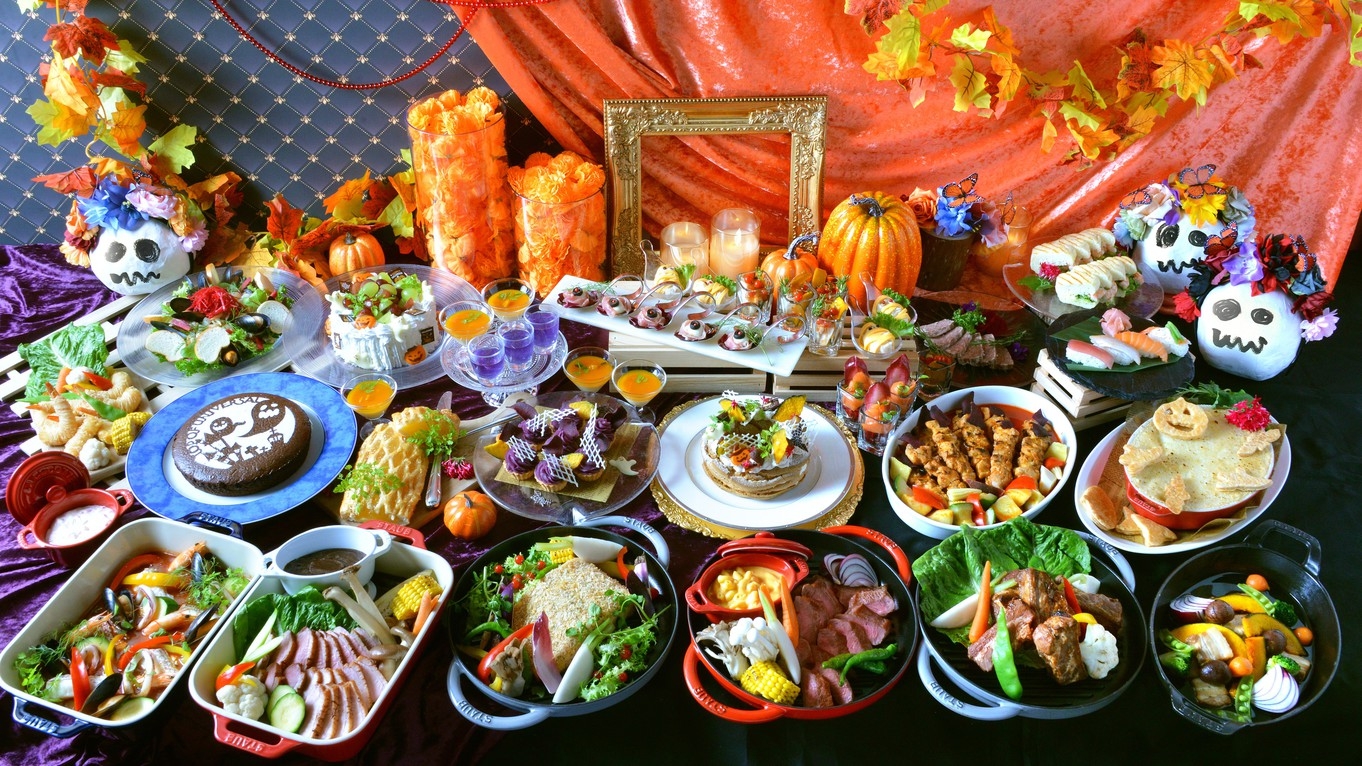 32階スカイレストラン・ハロウィーンディナービュッフェプラン＜夕朝食付＞