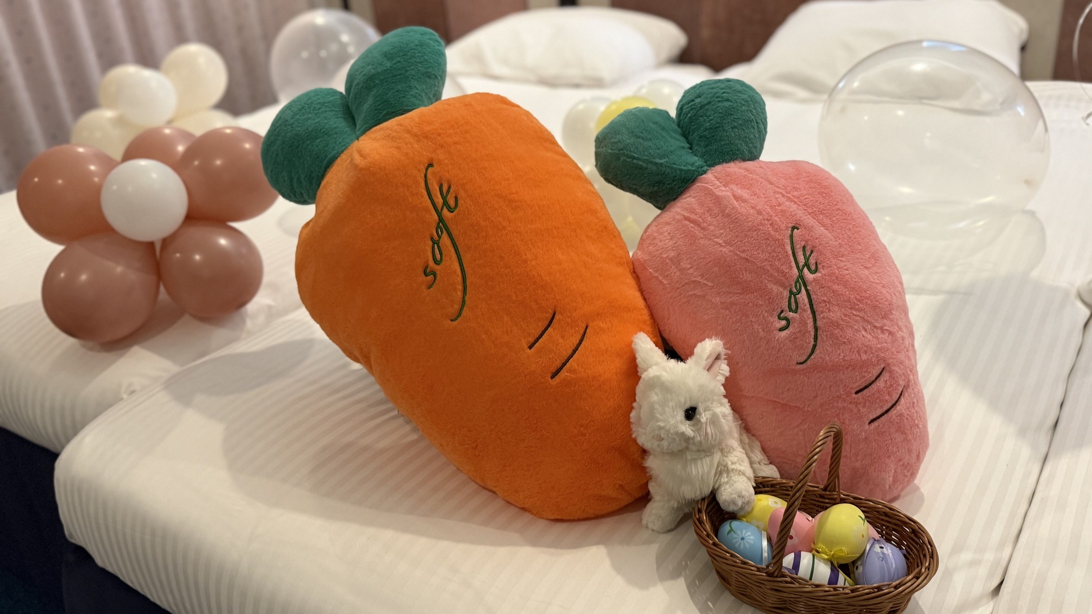 【1日1室】お花とうさぎのイースターガーデンルーム☆＜バルーンデコレーション付/食事なし＞