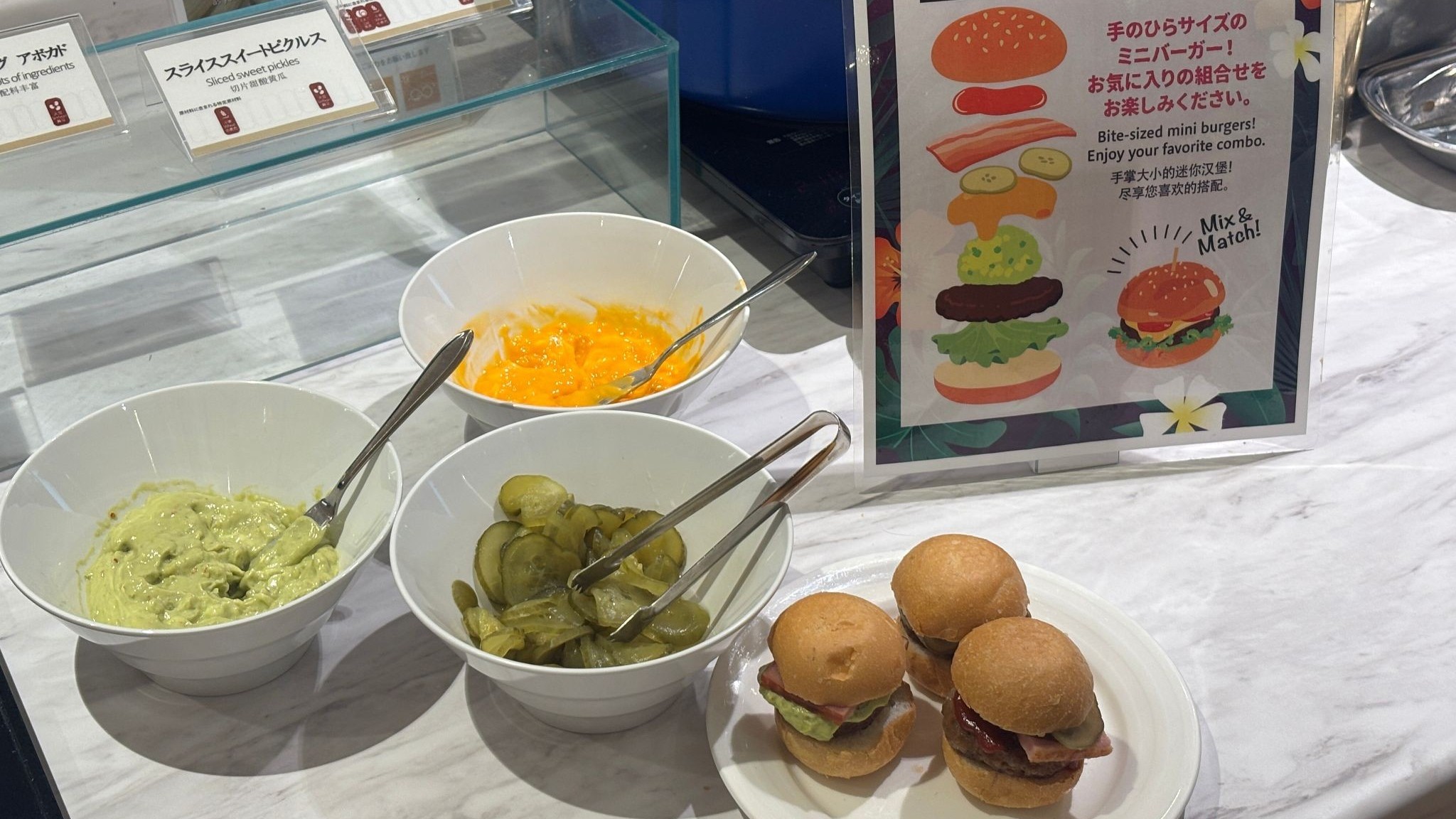 3階レストラン　ハンバーガーコーナー