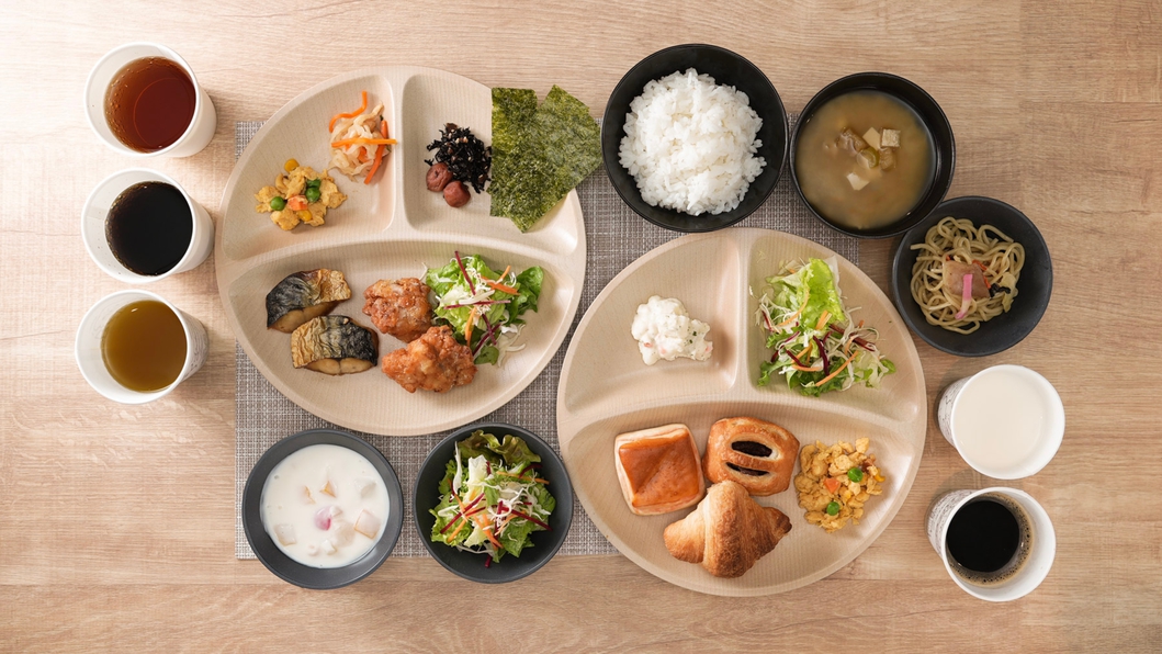 おかずは日替わり!和食派の方にも洋食派の方にもご満足いただける、豊富なラインナップです♪