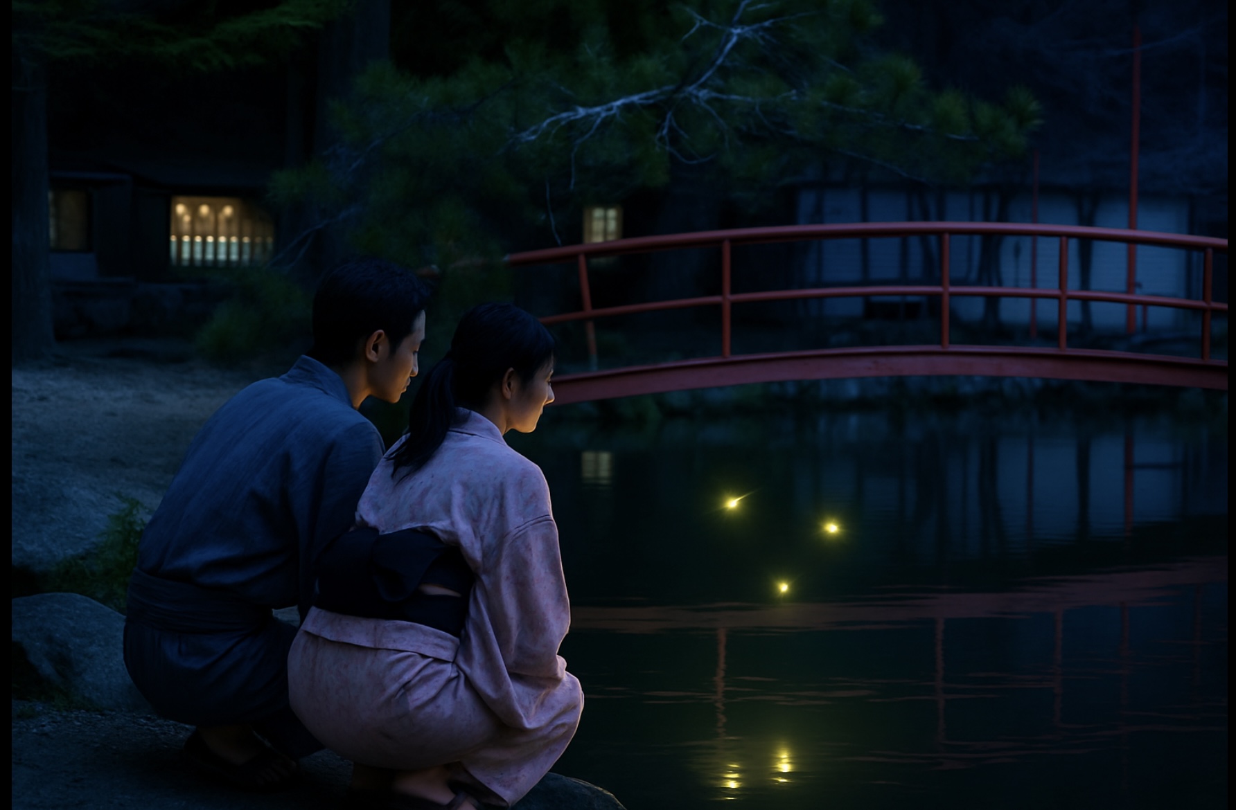 徒歩１分の蛍スポット