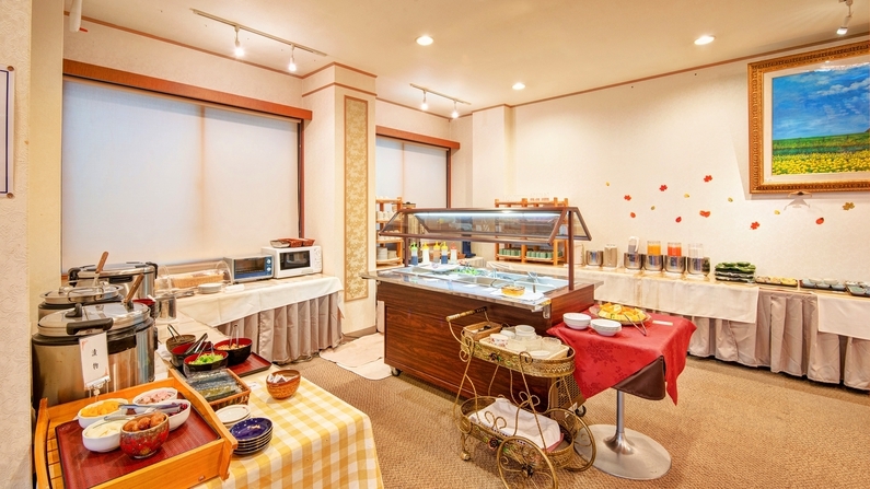 【開業18周年記念／朝食付】3日間限定で1,800円OFF！種類豊富な和洋ハーフバイキング♪