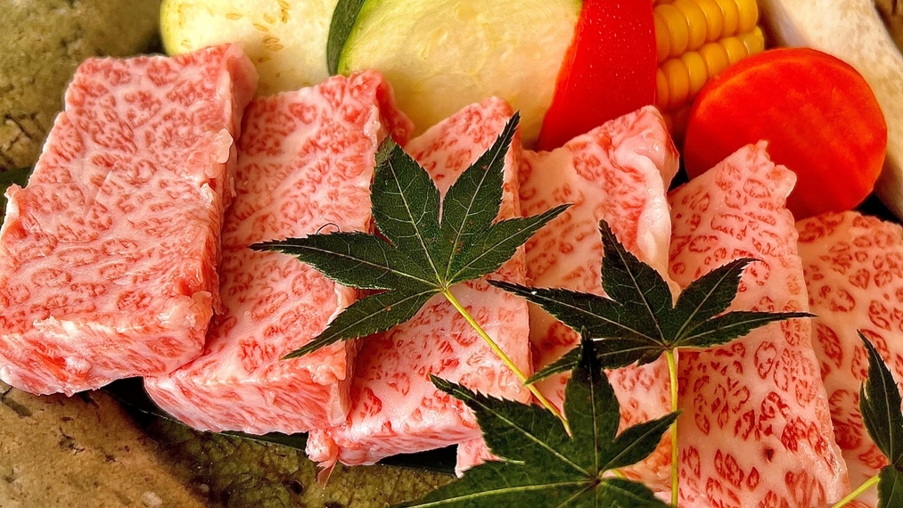 【認証近江牛★増量プラン】人気の近江牛陶板焼が通常の2倍！お肉好きの方におすすめ＜翌日無料入館券付＞